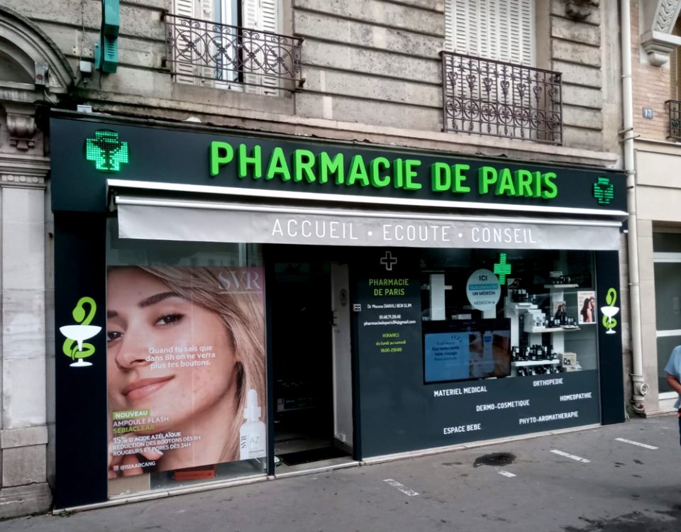 Pharmacie de Paris, Le Kremlin-Bicêtre, enseigne