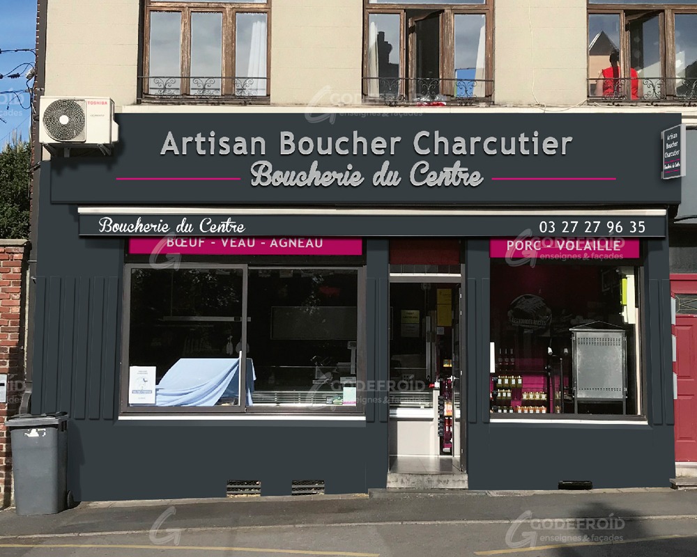 Habillage de façade Boucher Valenciennes