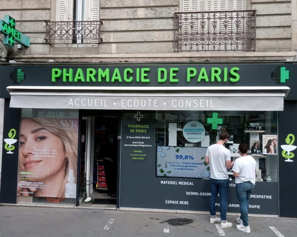 Devanture Pharmacie Valenciennes